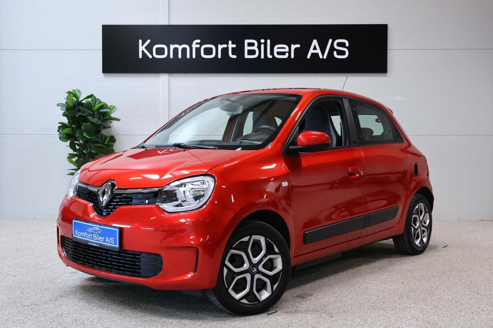 Rød Renault Twingo fra 2021 set udefra