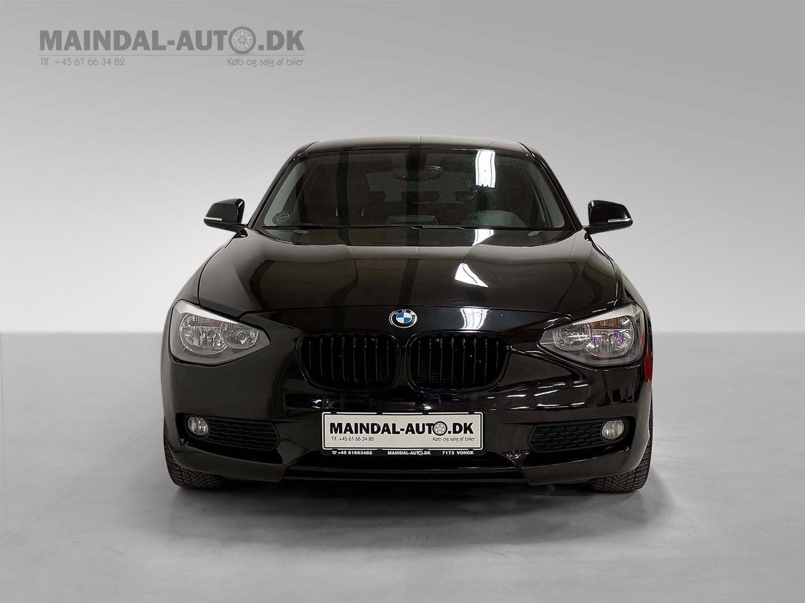 Sort BMW 118d fra 2013