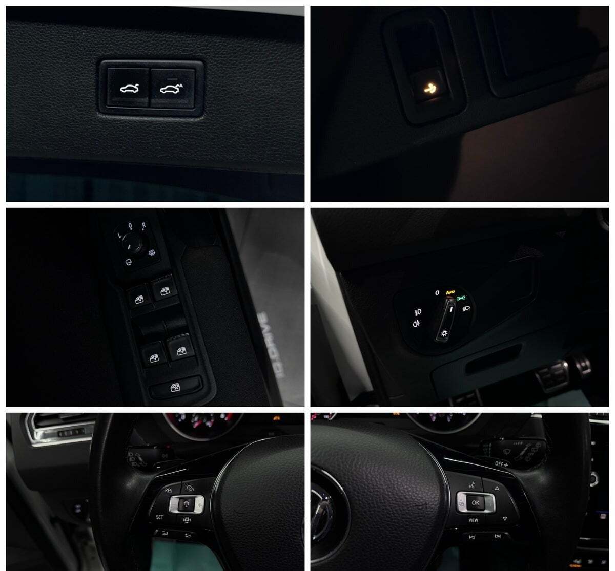 Hvid VW Tiguan fra 2019