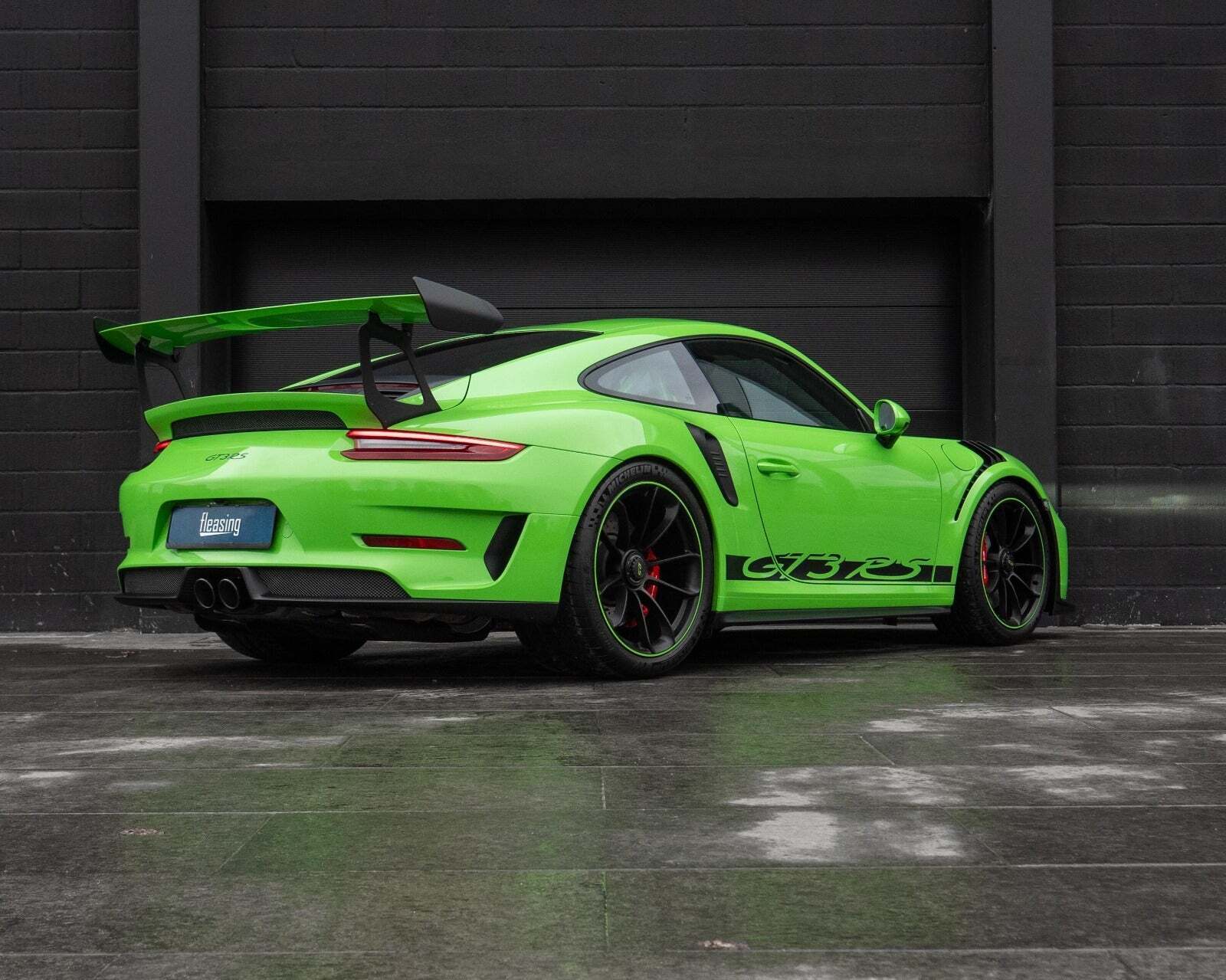 Grøn Porsche 911 GT3 RS fra 2019