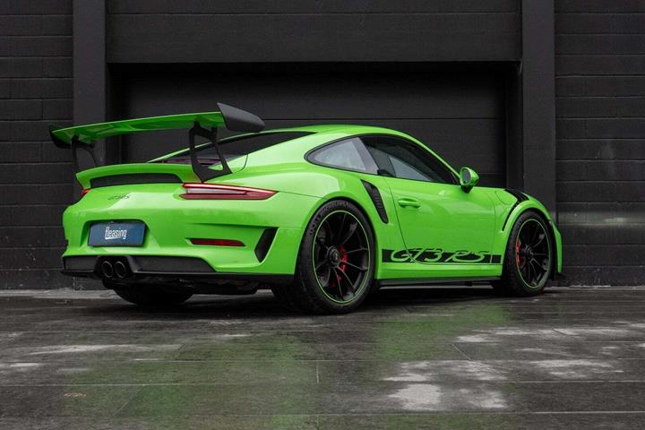 Grøn Porsche 911 GT3 RS fra 2019