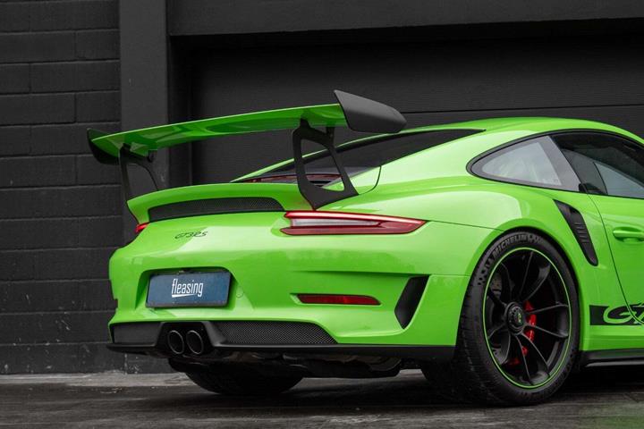 Grøn Porsche 911 GT3 RS fra 2019