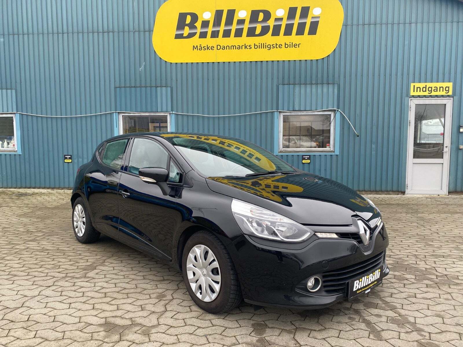 Sort Renault Clio IV fra 2014 set udefra