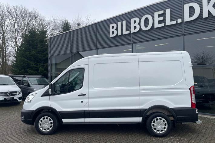 Hvid Ford Transit 350 L2 Van fra 2021