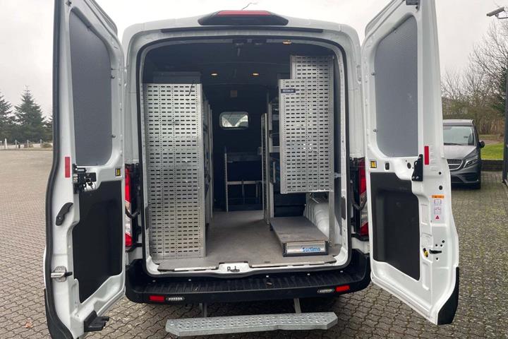Hvid Ford Transit 350 L2 Van fra 2021