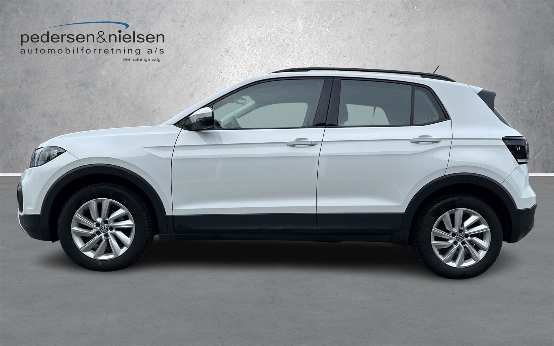 Hvid VW T-Cross fra 2019