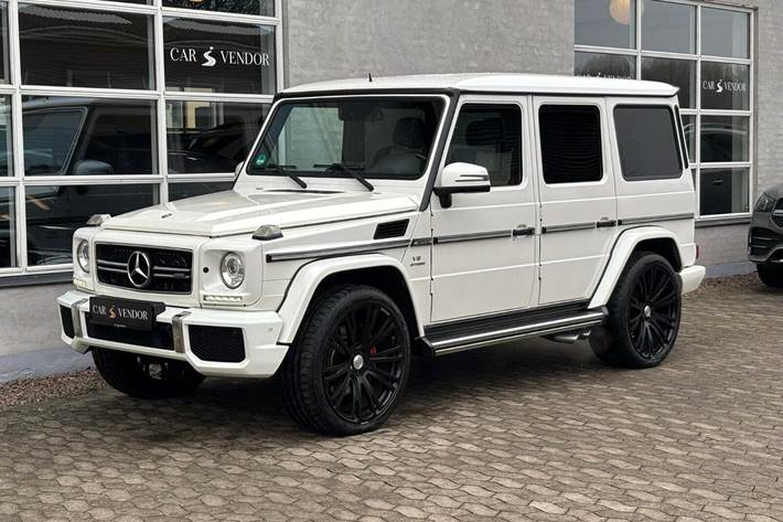 Hvid Mercedes G63 fra 2014