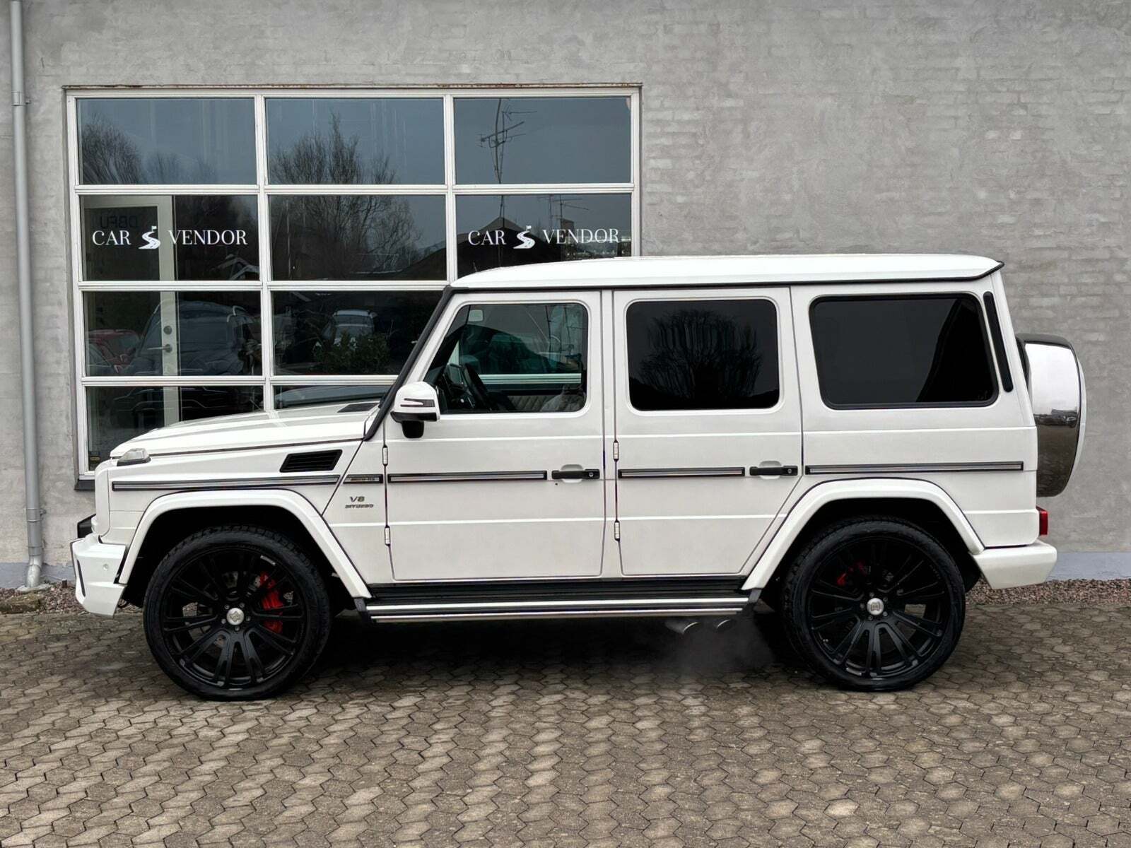 Hvid Mercedes G63 fra 2014
