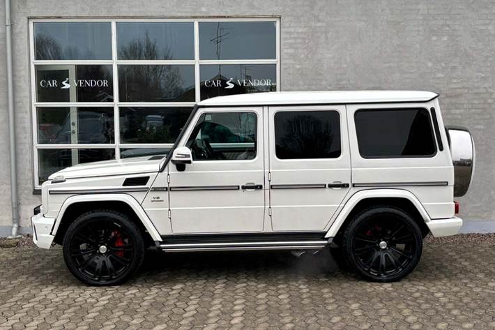 Hvid Mercedes G63 fra 2014