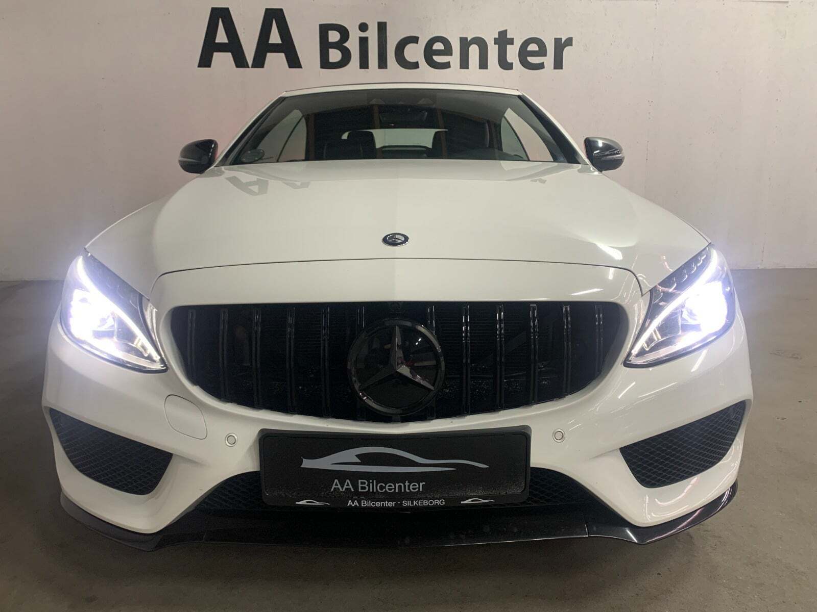Hvid Mercedes C180 fra 2017
