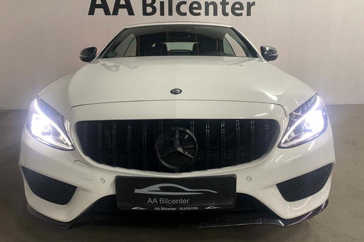 Hvid Mercedes C180 fra 2017