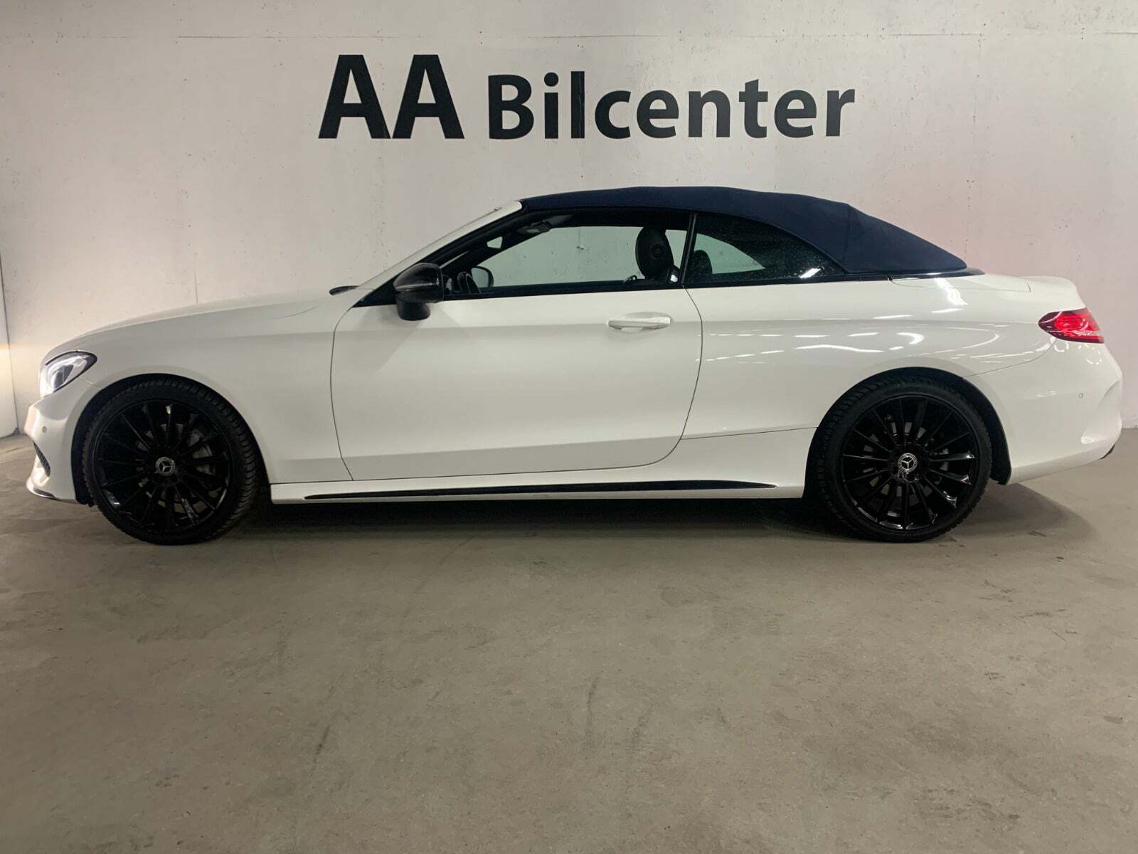Hvid Mercedes C180 fra 2017