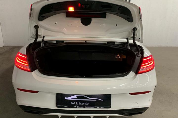 Hvid Mercedes C180 fra 2017