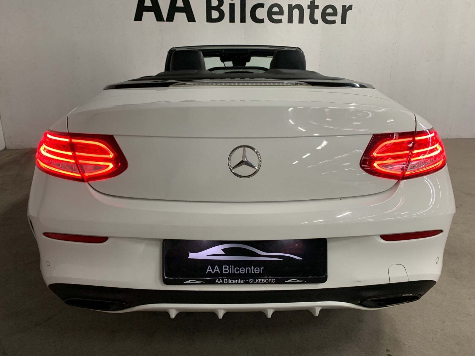 Hvid Mercedes C180 fra 2017