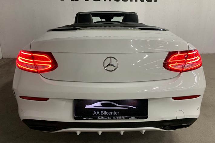 Hvid Mercedes C180 fra 2017