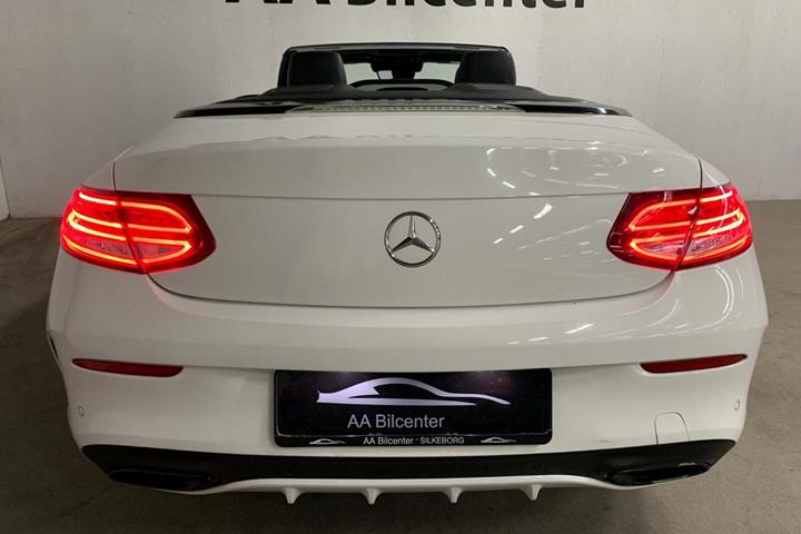 Hvid Mercedes C180 fra 2017