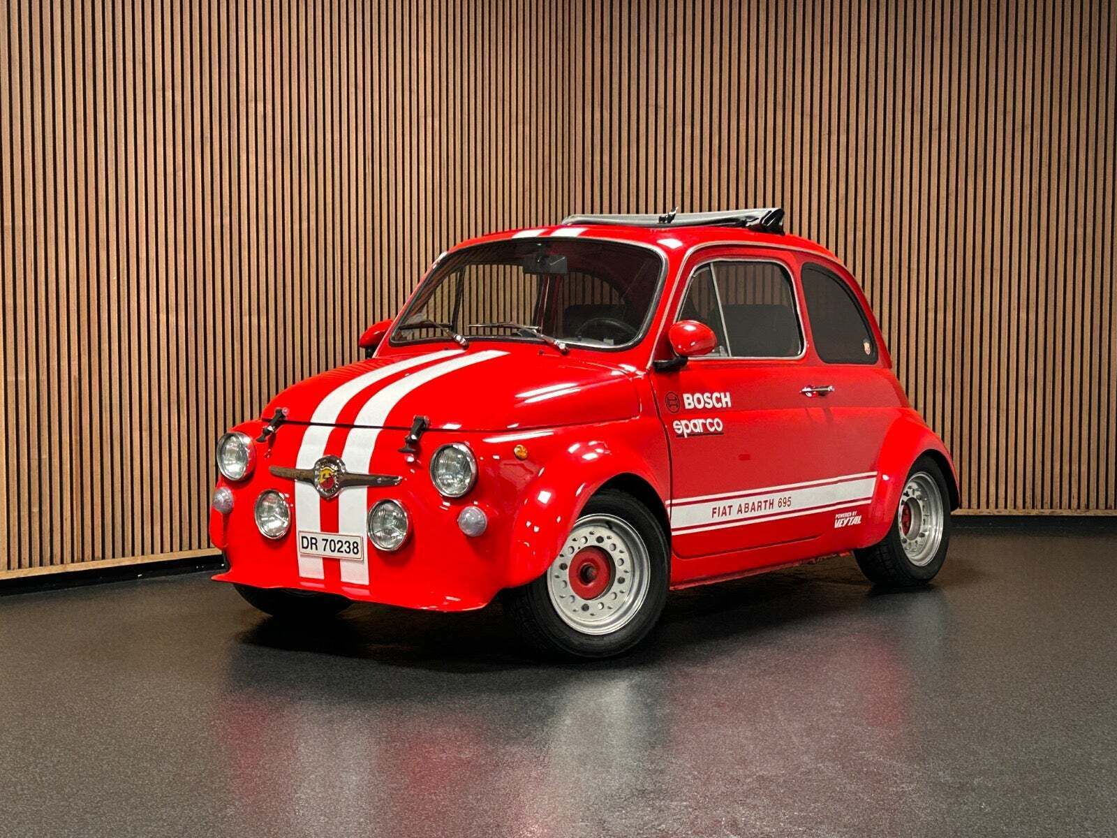 undefined Fiat 500 fra 1969 set udefra