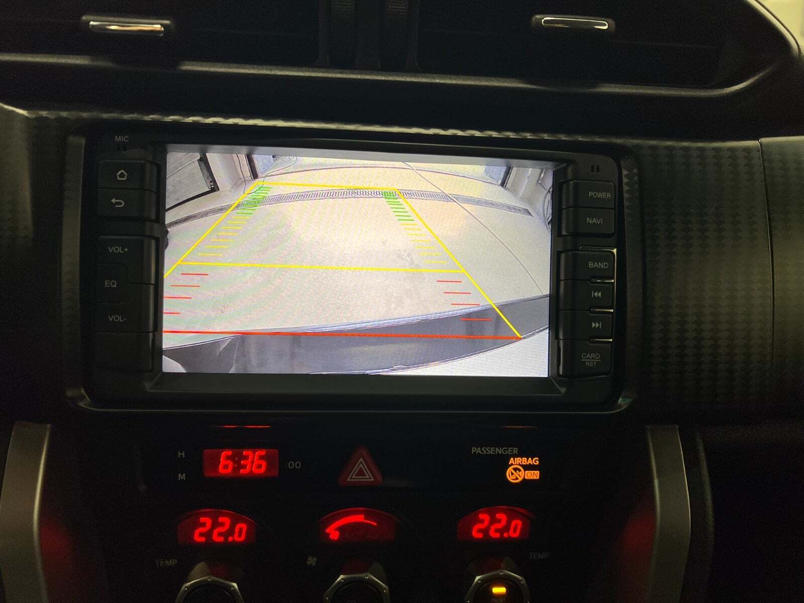 Sort Toyota GT86 fra 2012 set indefra