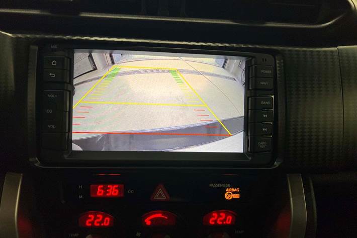 Sort Toyota GT86 fra 2012 set indefra