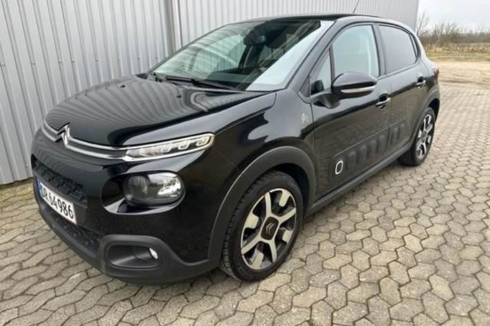 Sort Citroën C3 fra 2019 set udefra