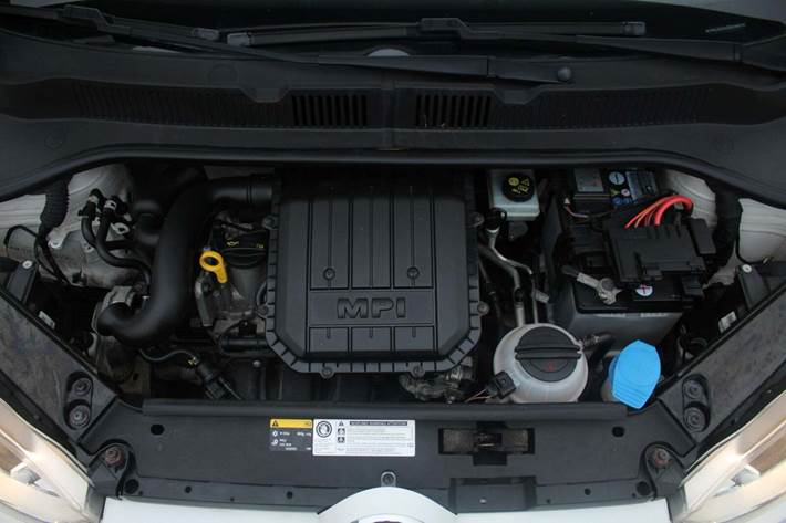 Hvid VW UP! fra 2014