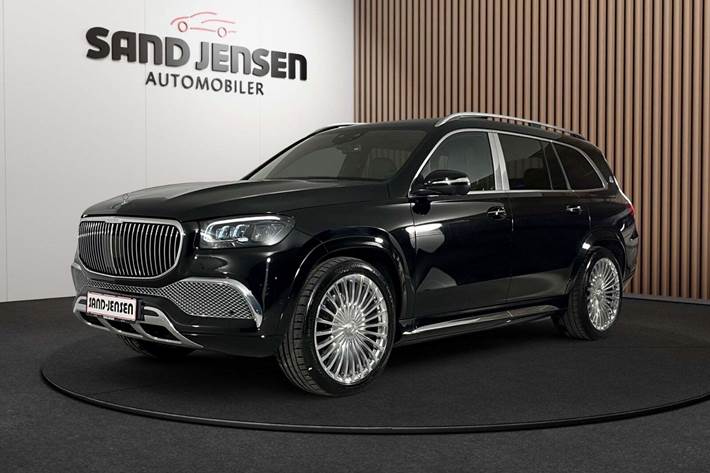 Sort Maybach GLS600 fra 2022 set udefra
