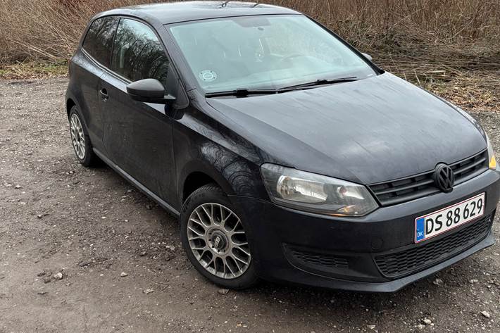 Sort VW Polo fra 2010