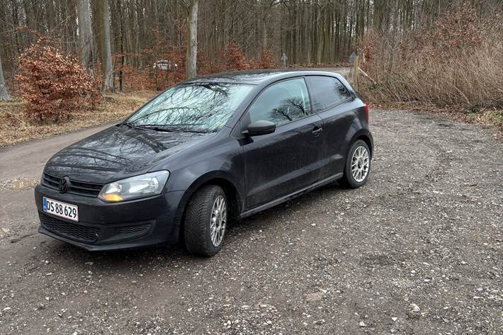 Sort VW Polo fra 2010
