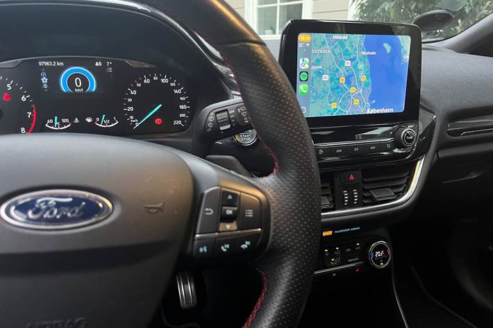 Sort Ford Fiesta fra 2019