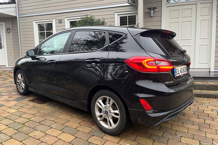 Sort Ford Fiesta fra 2019