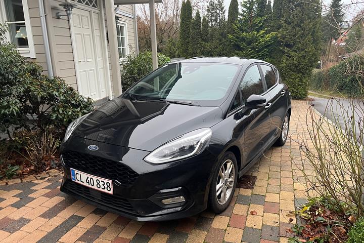 Sort Ford Fiesta fra 2019