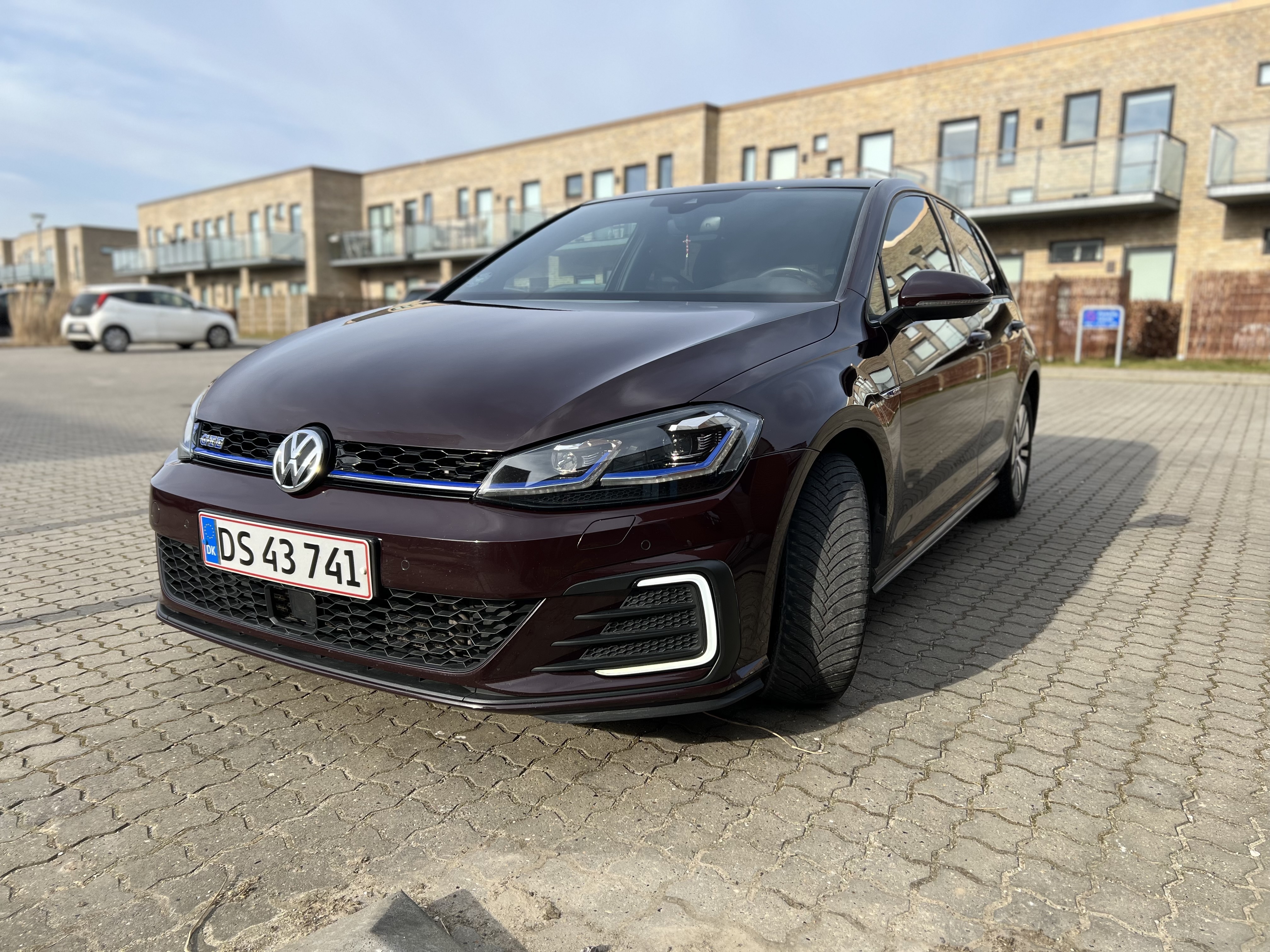 Brun VW Golf fra 2017
