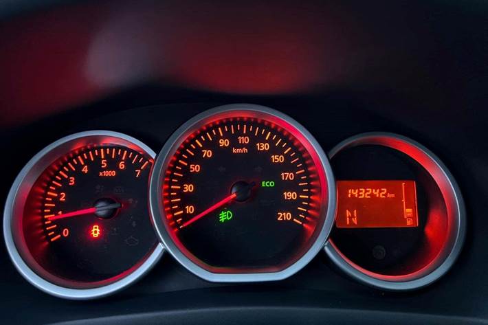 Blå Dacia Sandero Stepway fra 2017