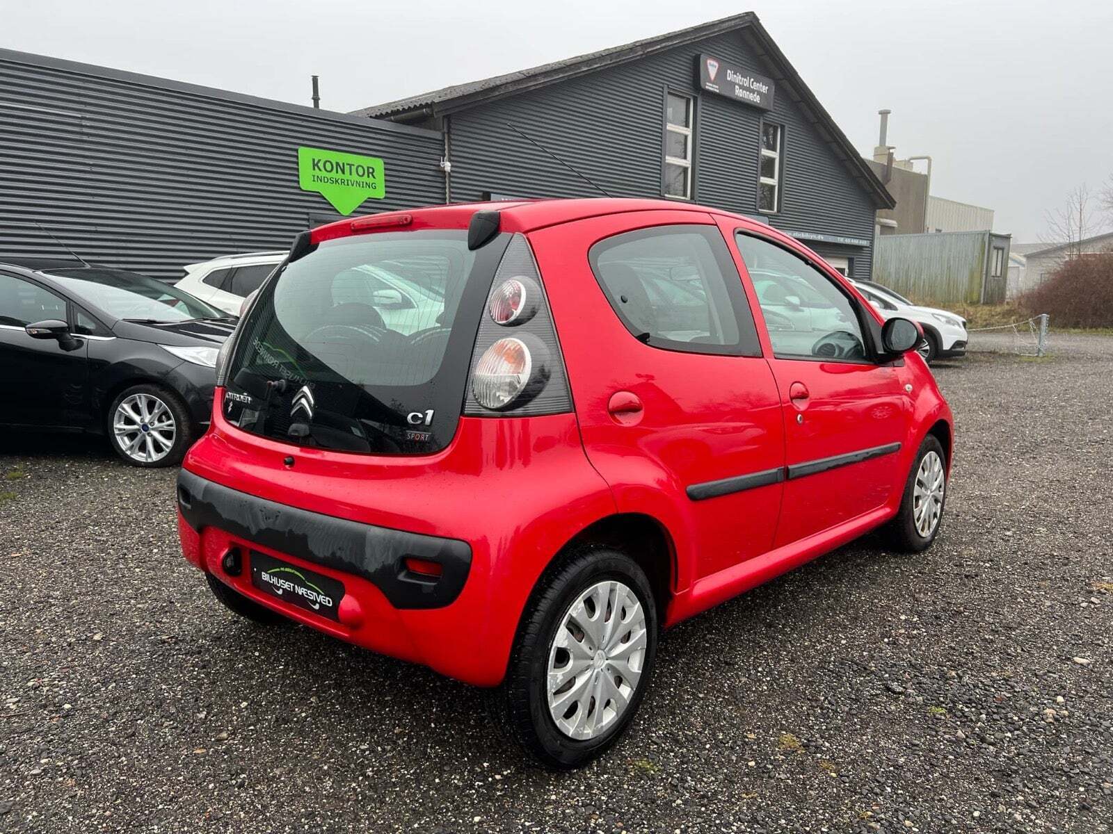 Rød Citroën C1 fra 2012