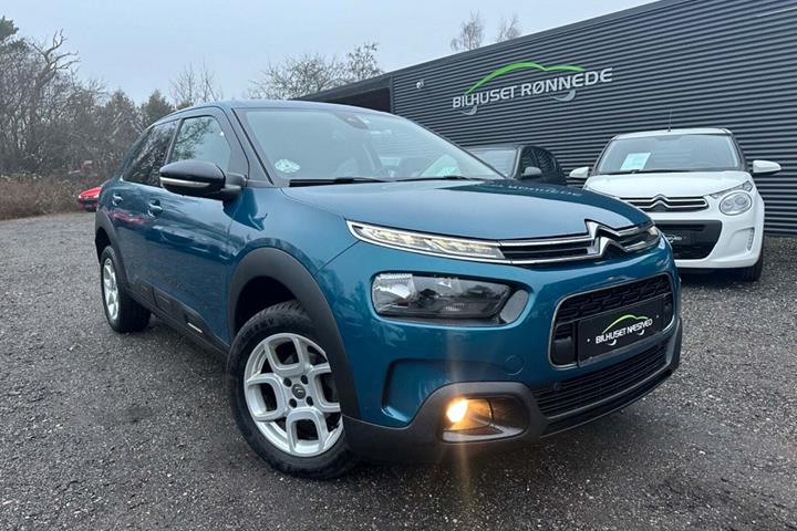 Blå Citroën C4 Cactus fra 2019 set udefra