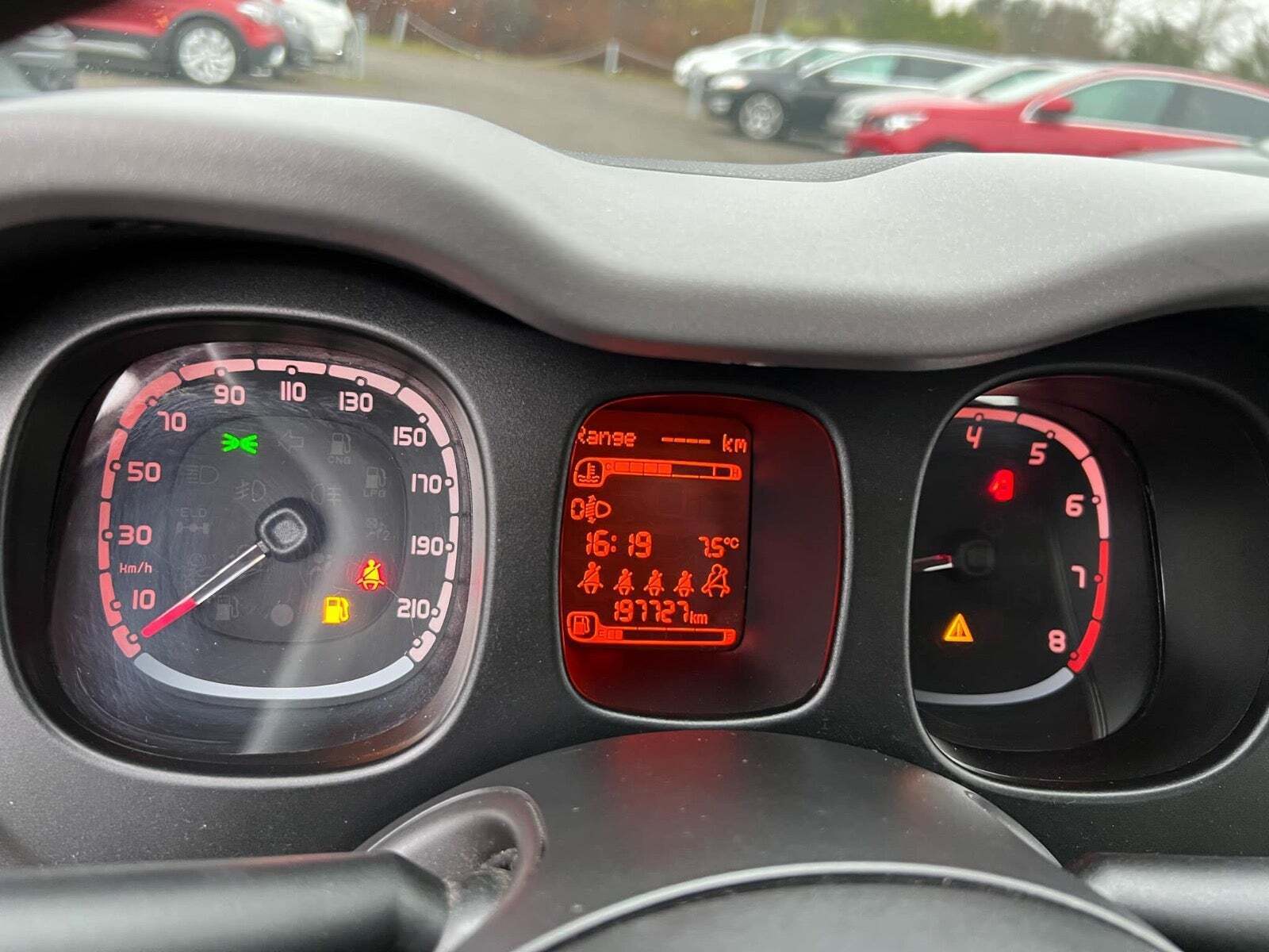 Sort Fiat Panda fra 2015