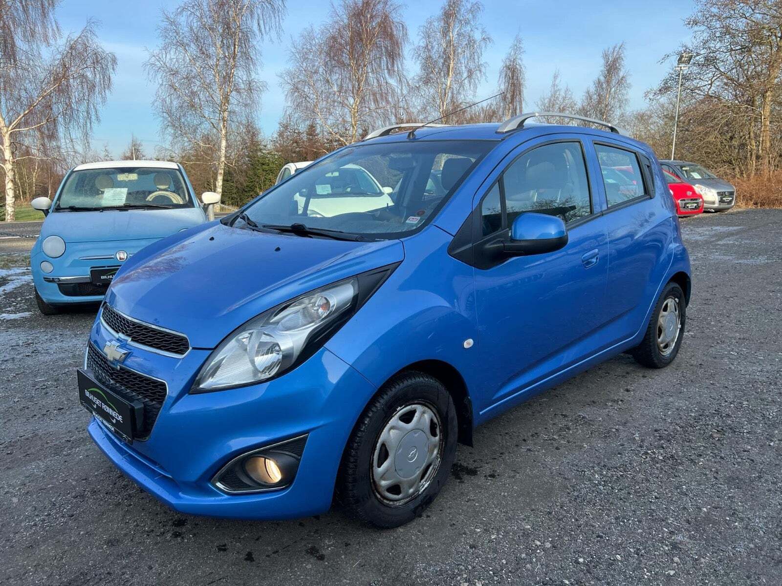 Blå Chevrolet Spark fra 2013