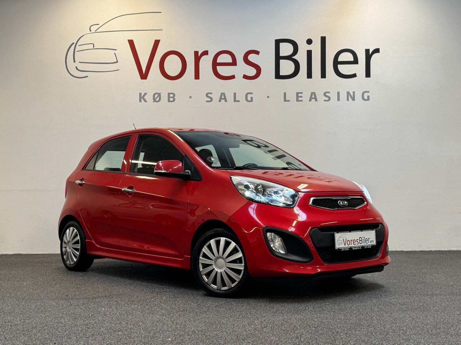 Rød Kia Picanto fra 2014