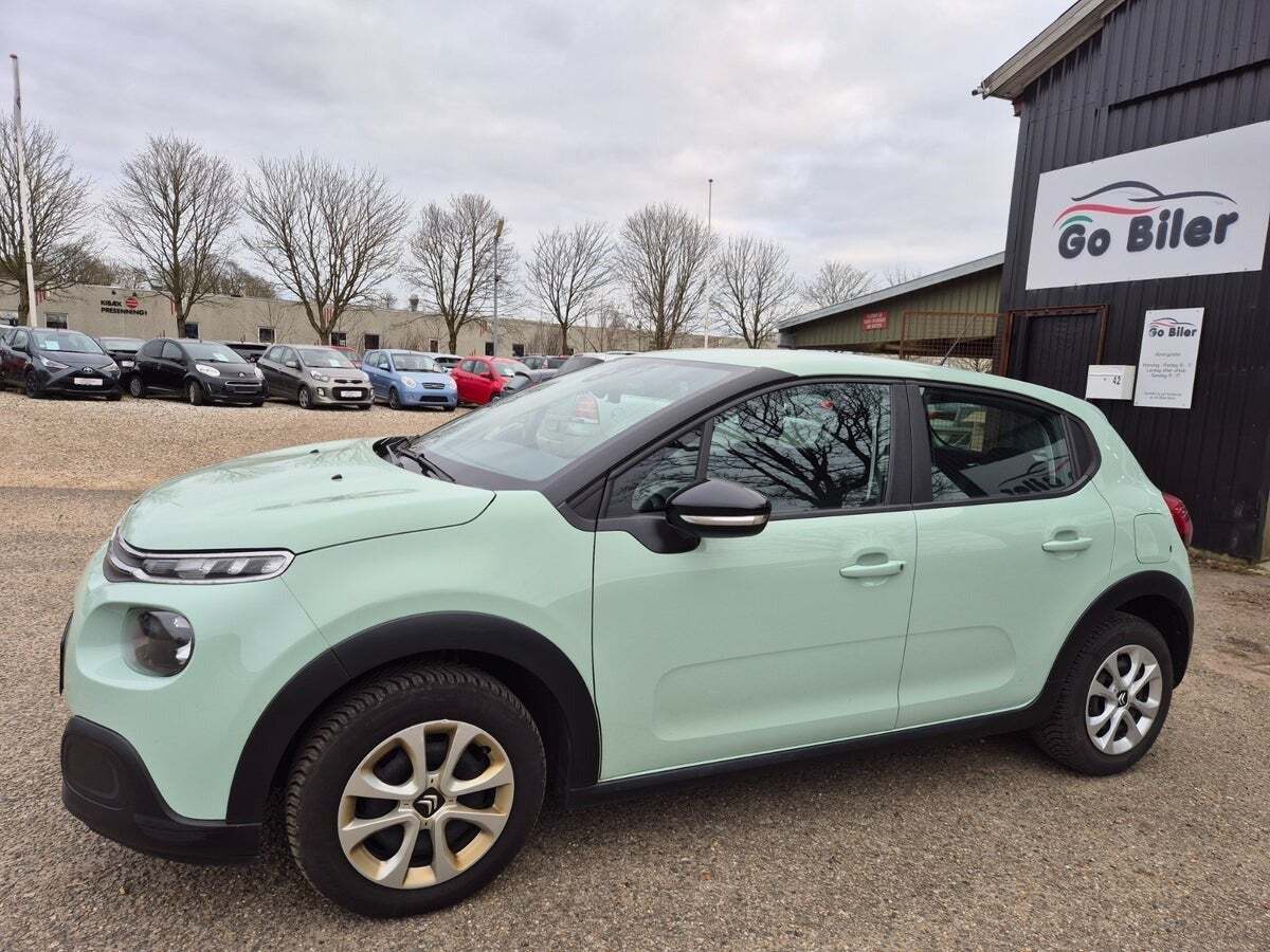 Grøn Citroën C3 fra 2020