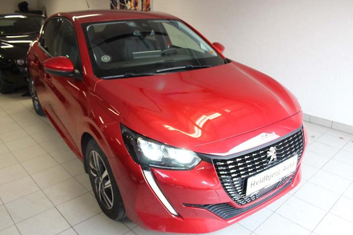 Grå Peugeot 208 fra 2022