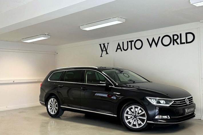 Sort VW Passat fra 2017