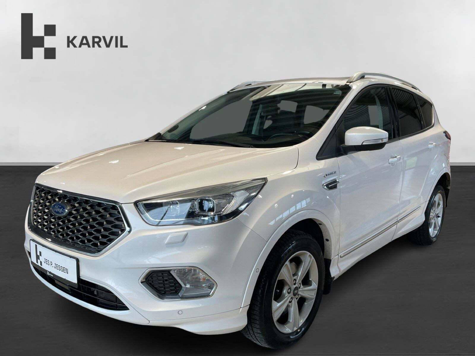 Hvid Ford Kuga fra 2019