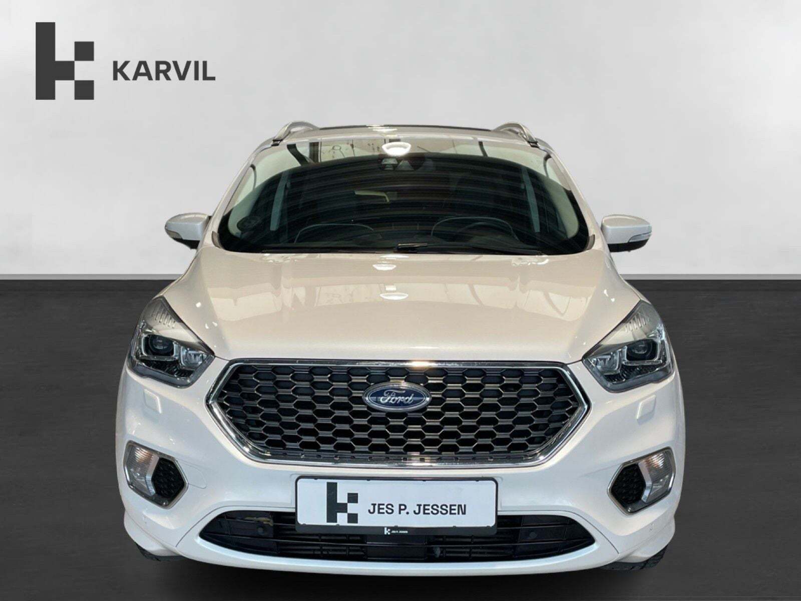 Hvid Ford Kuga fra 2019