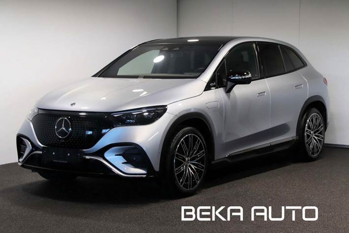 Sølv Mercedes EQE300 SUV fra 2024