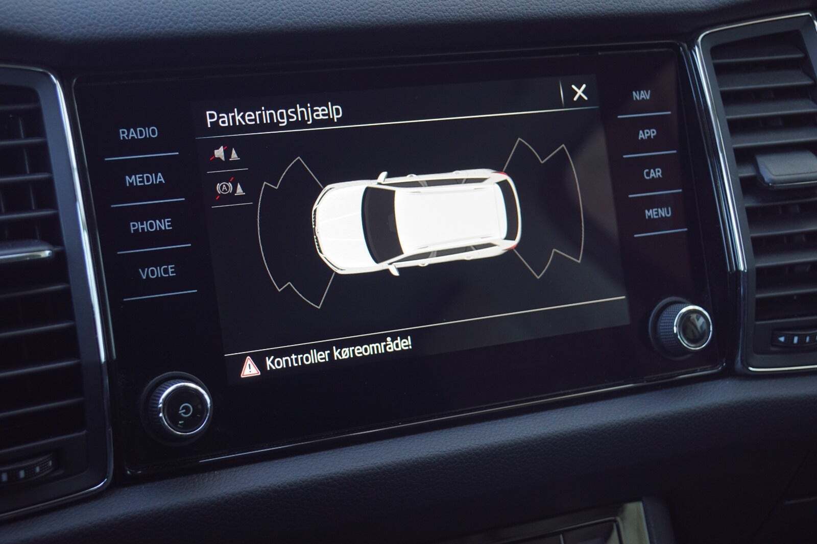 Grå Skoda Kodiaq fra 2021