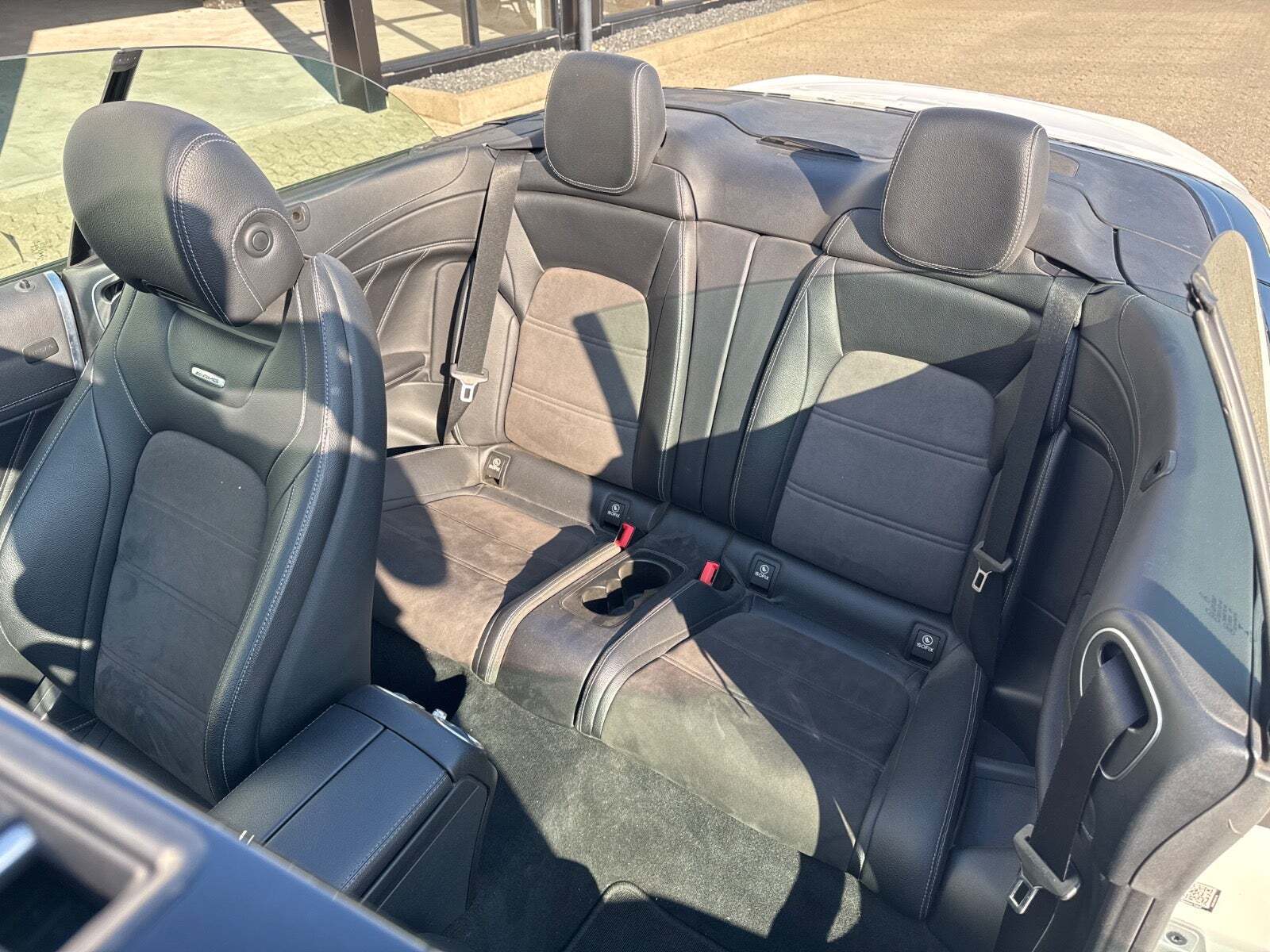 Hvid Mercedes C63 fra 2017