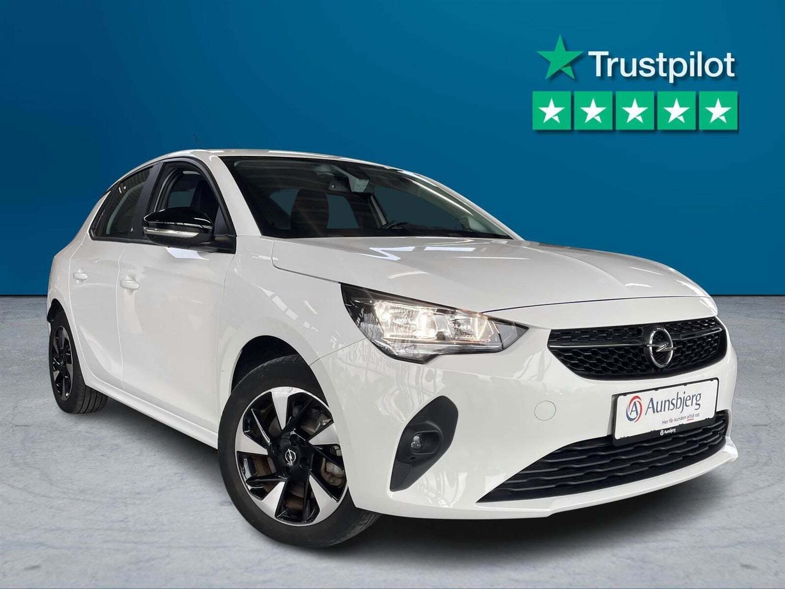 Hvid Opel Corsa-e fra 2022