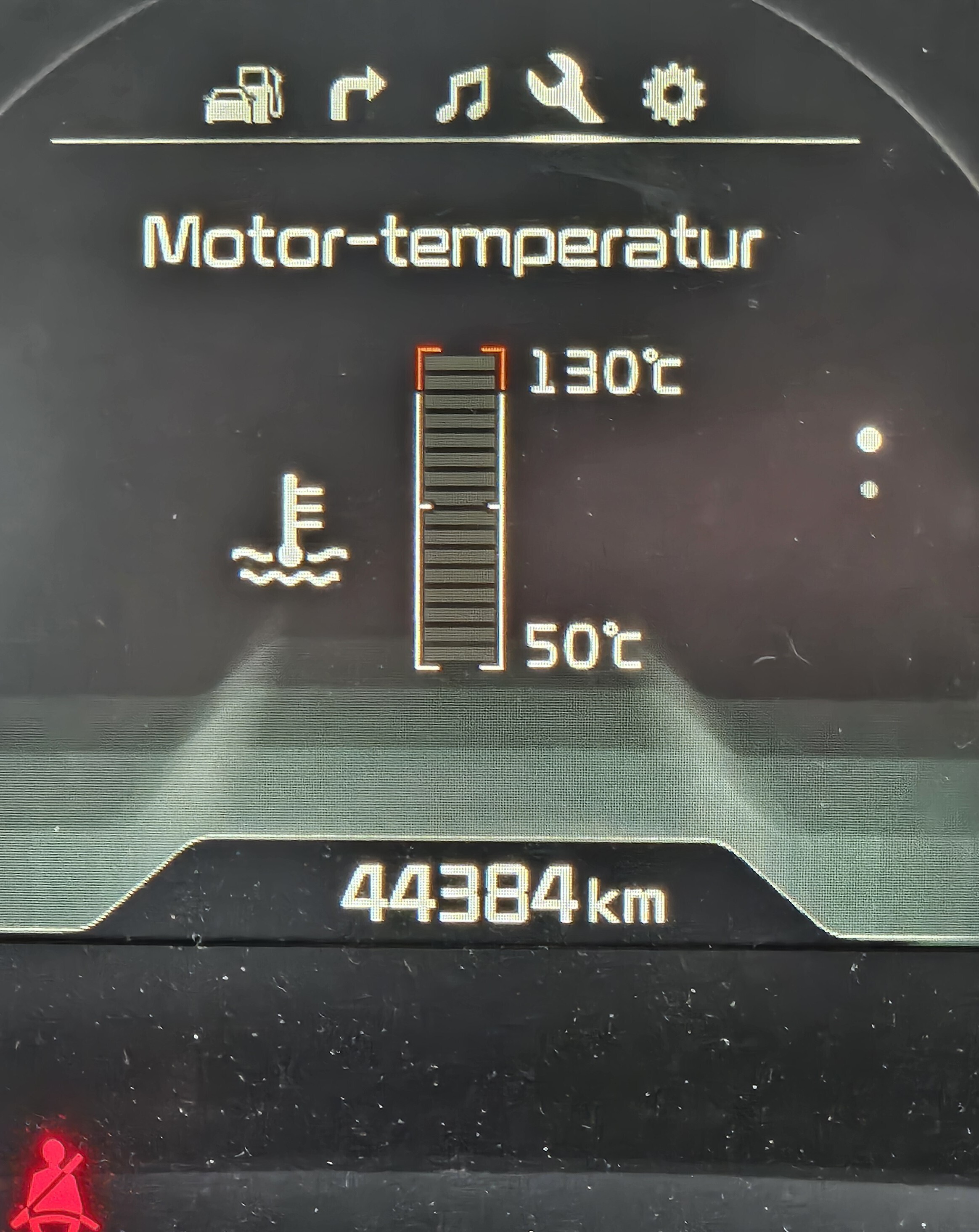 Rød Kia Ceed fra 2018
