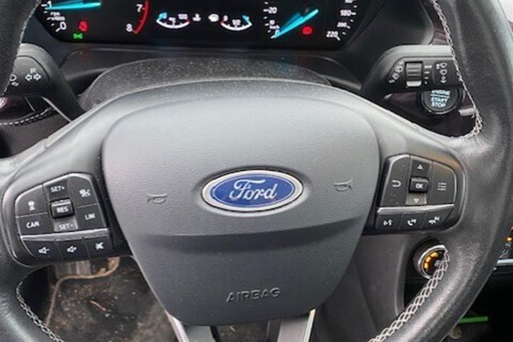 Rød Ford Fiesta fra 2017