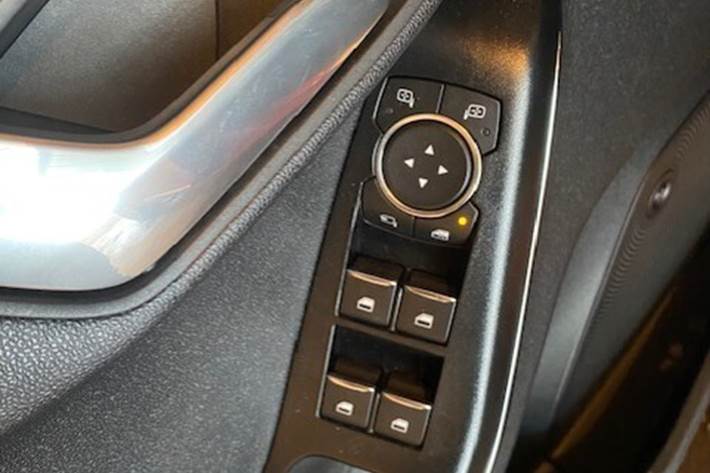 Rød Ford Fiesta fra 2017